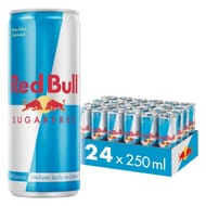 24 X 250ml Red Bull Energy Drink Sugar Free Cans (£12.59/£11.89 S&S)