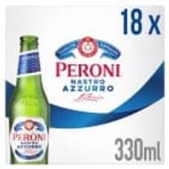 Peroni Nastro Azzurro Lager Large Pack Bottle18x330ml