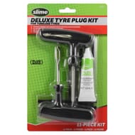 Slime 2040-5 Tire Repair Plug-Kit Deluxe, Tools and Glue, 11-Piece