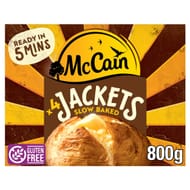 McCain 4 Baked Jacket Potatoes 800g