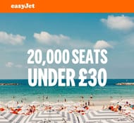 easyJet Flight Sale - 20,000 Seats £30 Or Less One Way