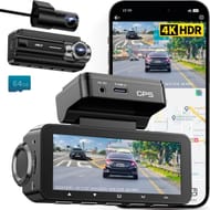 IIWEY D2 Pro Dash Cam Front and Rear 4K,