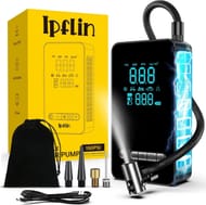 Ipflin Cordless Tyre Inflator, 150 PSI, Digital Display, LED Light