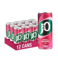 J2O Apple and Raspberry Juice 250ml Cans Pack 12