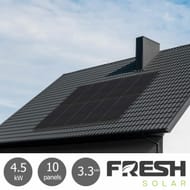 Fresh Solar 4.5kW PV System with 3.3kW Fox Battery Installed