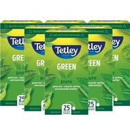 Tetley Pure Green Tea Bags, Naturally Smooth, Rainforest Alliance Certified
