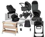 Reef 2 Pewter Travel System Ultimate Family Baby Bundle (15 Piece)
