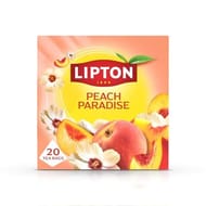 Lipton Peach Paradise Herbal Tea Bags, Peach & Hibiscus, Caffeine-Free