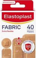 Elastoplast Extra Flexible Fabric Plaster Strips 40 Pieces Breathable Large