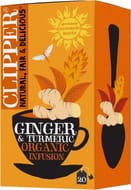 Clipper Organic Restoring Roots Ginger and Turmeric Tea Bags