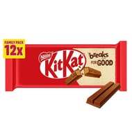 KitKat 2 Finger Milk Chocolate Biscuit Bar Multipack 12 X 20.7g, Nectar Price