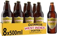 Guinness West Indies Porter Beer 6% Vol 8 X 500ml