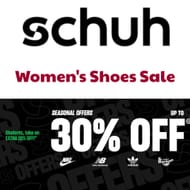 Schuh Sale - up to 30% off on Women's Shoes + Extra 10% off for Students!