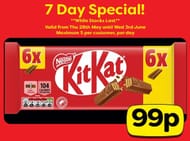 *INSTORE ONLY DEAL* Kit Kat - 6 Pack