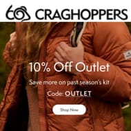 Craghoppers Outlet Sale - Extra 10% off on Everything!
