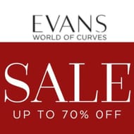 Evans Clothing Sale - up to 70% off on Everyhting!