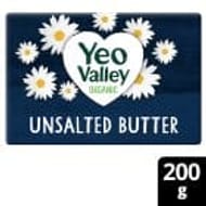 Yeo Valley Organic Unsalted Butter200g
