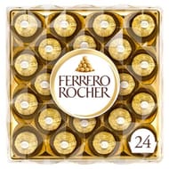 Ferrero Rocher Milk Chocolate Hazelnut Gift Box of Chocolates 24 Pieces 300g