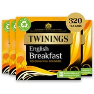 Twinings English Breakfast Tea, 4 X 80 Biodegradable Tea Bags