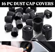 16x Valve Dust Caps for Alloy Wheels Car/Bike