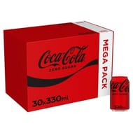 Coca-Cola Zero Sugar - 30 X 330ml