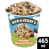 Ben & Jerry's Caramel Brownie Party Ice Cream Tub 465ml