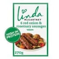 Linda McCartney's Vegan Red Onion & Rosemary Sausages 270g