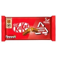 Nestle KitKat 2 Finger Milk Chocolate Bars, 20.7g - Pack Of 5