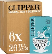 Clipper Organic White Tea Bags 156 (6x26)
