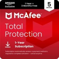 McAfee Total Protection for 5 Devices - 15-Months