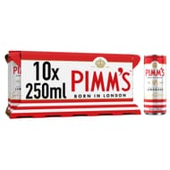 Pimm's No. 1 Cup & Lemonade, 5.4% ABV, 10x250ml