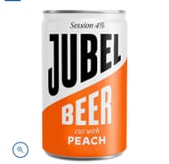 Free Sample - Jubel Peach Lager (150ml Can) Club Card