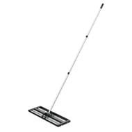 Breeins Garden Lawn Levelling Rake with Aluminium Alloy Rollers