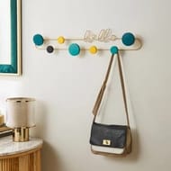 Hello Decorative Wall Hooks H 14cm X W 64cm X D 5cm