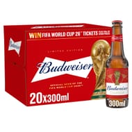 Budweiser, 20 X 300ml, Packaging May Vary