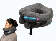Cozy Komfort Top Choice Ergonomic Memory Foam Travel Neck Pillow