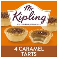 Mr Kipling 4 Caramel Tarts