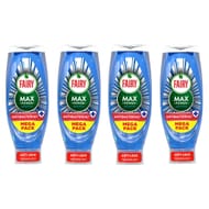 4 X 730ml Fairy Max Power Antibacterial Washing up Liquid (£9.45/£7.97 S&S)
