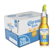 Corona Cero Alcohol Free Lager Beer 24 Pack Bottle, 0% ABV