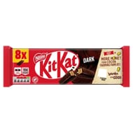 KitKat 2-Finger Dark Chocolate Biscuit Bars, 8-Pack