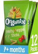 Organix Melty Organic Veggie Sticks, 7+ Months, 3-Pack