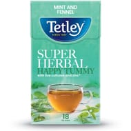 Tetley Super Herbal Happy Tummy Mint Fennel Tea Bags