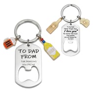 Bottle Opener Keyring - Dad Gift for Father's Day
