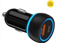 Light up Duel Car Charger - B