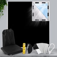 100% Blackout Blind,200 X 145 CM Stick on Blackout Blinds for Windows,No Drill