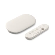 Google TV Streamer 4K with Voice Remote, 32 GB, Porcelain
