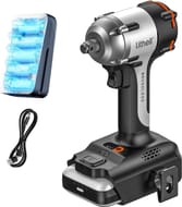 LiTHELi Cordless Impact Wrench 1/2 In, 330 Ft-Lbs, 2.5Ah