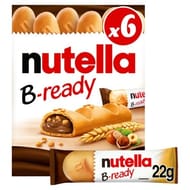 Nutella B-Ready Chocolate & Hazelnut Wafer Biscuit Snack Bars Multipack