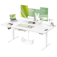 VASAGLE Electric Standing Desk 160x80 Cm with Monitor Stand
