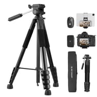 K&F CONCEPT 75"/190cm Compact Camera Tripod,